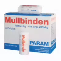 Param Mullbinden ohne Cellophan 4 m X 10 cm