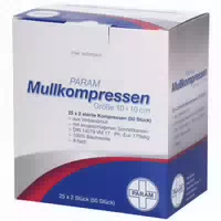 Param Mullkompressen 10 Cm X 10 Cm Steril 8 Fach