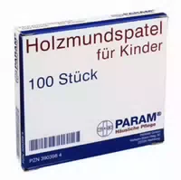 Mundspatel Holz Btl 100 St
