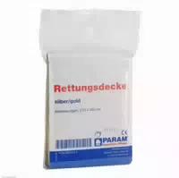 Rettungsdecke Gold Silber 1 St
