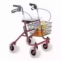 Rollator Standard Mit Korb Und Tablett Silber 1 St
