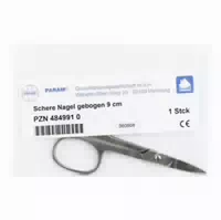 Schere Nagel Gebogen
