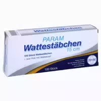 Wattestab m Wattekopf 15 cm 100 st