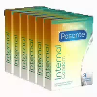 «internal Condom» – Femidom, 18 Stück, Latex,& Hormonfrei 18 Kondome 18 st
