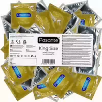 «king Size» 3 Xxl Kondome, 60 Mm, 205 Mm Länge, Transparent 3 Kondome