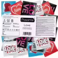 «love» – Motivkondome, 144 Stück, Comfort Form, 54 mm 144 Kondome 144 st