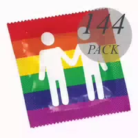«pride» Motivkondome mit Freizügiger Comfort Form 144 Kondome 144 st