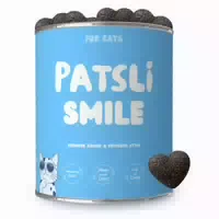 Patsli Smile | 6 in 1 Zahnpflege Snacks für Katzen | Reduziert Neubildung von Zahnstein & Maulgeruch