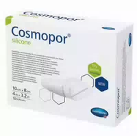 Cosmopor Silicone Wundschnellverband 10 X 8 Cm 10 St