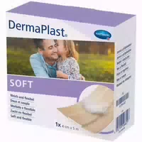 Dermaplast Soft 4 cm X 5 m 1 st Pflaster