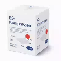Hartmann Es Mullkompressen Unsteril 10 X 10 Cm, 17 Fädig, 8 Fach 1000 St