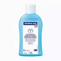 Hartmann Sterillium Med Händedesinfektion, Farbstoff und Parfümfrei Karton = 45 × 100 ml Flasche 4,5 l