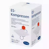 Hartmann Es Kompressen Unsteril 8 Lagig 100 Stück 5 X 5 cm Einzelpackung 100 st