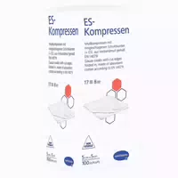 Hartmann Es Kompressen Unsteril 8 Lagig 100 Stück 5 X 5 cm Einzelpackung 100 st
