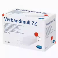 Hartmann Verbandmull Zz in Zickzack Lagen 20 Fädig 8 Lagig 1 m 1 st