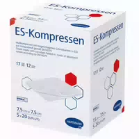 Es Kompressen Steril 7,5x7,5 cm Großpackung 10x10 st Kompressen