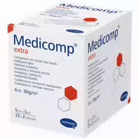 Medicomp Extra Kompressen 5x5 cm 25x2 st Kompressen
