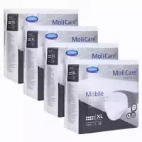 Molicare Premium Mobile, 10 Tropfen, Gr Xl, 130 170 cm Hüftumfang 4x14 st
