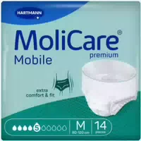 Molicare Premium Mobile 5 Tropfen Gr l Einweghose 14 st