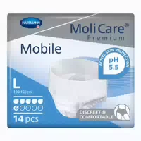 Molicare Premium Mobile, 6 Tropfen, Gr S, 60 90 cm Hüftumfang 14 st