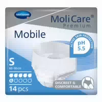 Molicare Premium Mobile, 6 Tropfen, Gr Xl, Hüftumfang 130 170 cm 4x14 st