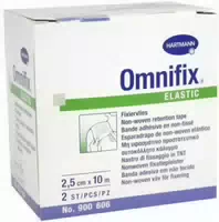 Omnifix Elastic 2,5 Cmx10 m Rolle 2 st Pflaster