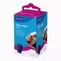 Peha Haft Color Latexfrei Fixierbinde 4 cm X 4 m Blau