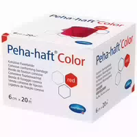 Peha Haft Color Latexfrei Fixierbinde 4 cm X 4 m Blau
