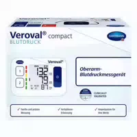 Veroval Compact Oberarm Blutdruckmessgerät Schwarz 1 St