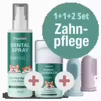 Pawlies Zahnpflege Set für Hunde & Katzen 3 Set
