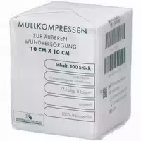 Brinkmann Medical Mullkompressen 10 X 10 cm Unsteril 8 Fach