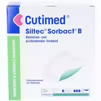 Cutimed Siltec Sorbact B 10 X 10 cm
