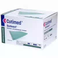 Cutimed Sorbact Saugkompresse 10 X 10 cm