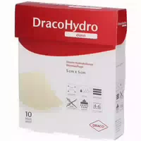 Dracohydro Dünn Hydrogel Wundauflage 5 X 5 cm
