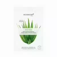 Ecosecret Intensive Feuchtigkeitsspendende Aloe Vera Gesichtsmaske 100 % Baumwolle