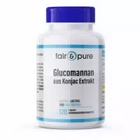 Fair & Pure | Glucomannan 500 mg aus Konjakwurzel Extrakt Schluckfreundlich Vegan