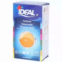Ideal Mini Textilfarbe No22 Gold für Baumwolle, Leinen, Jute und Viskose