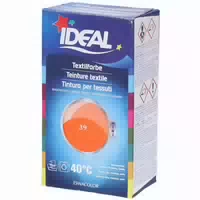Ideal Mini Textilfarbe No39 Orange für Baumwolle, Leinen, Viskose & Seide