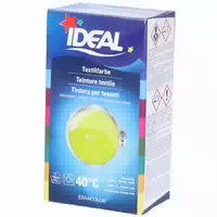 Ideal Mini Textilfarbe No41 Limettengrün für Baumwolle, Leinen, Viskose & Seide