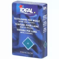 Ideal Textilfarbe No42 für Wolle, Seide & Nylon – Hand oder Maschinenfärbung