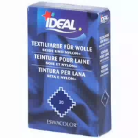 Ideal Textilfarbe Nr 20 für Wolle, Seide & Nylon – Hand & Maschinenwäsche
