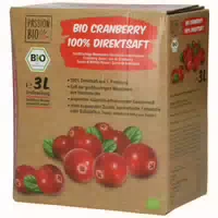 Passionbio Bio Cranberry 100% Direktsaft