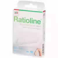 Ratioline Wundverband 3,8x3,8 cm Steril 10 st