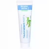 Tautonadent Plus C Zahnpasta 100ml Minze Fluorfrei mit Xylitol und Aloe