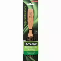 Trisa Natural Brilliance Halbrunde Haarbürste