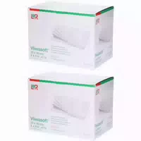 Vliwasoft Vliesstoffkompresse 10 cm X 10 cm 4lagig Steril