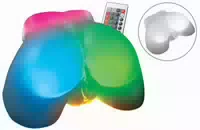 Torso Masturbator „go Go Booty Led“ mit Light Show in 16 Modi