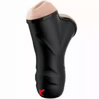 Pdx Pdx Elite Vibrierender Masturbator für Doppelpenetration Schwarz