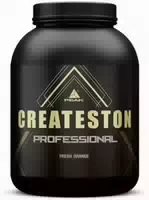 Peak Createston Professional 3150g Geschmack Fresh Orange I Post Workout I All In One I Über 90 Schlüsselsubstrate I Mit Whey Hydrolysat & Whey Isolat I Creatin Akg