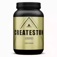 Peak Createston Zero 1560g Geschmack Fresh Orange I 30 Portionen I Pulver I Post Workout I All In One Vollversorgung I Protein I Aminosäuren I Creapure I Muskelaufbau I Low Carb I Diät 1560 G